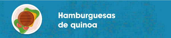 Hamburguesa de quinoa